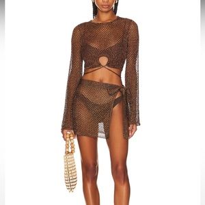 House of Harlow Metallic Set